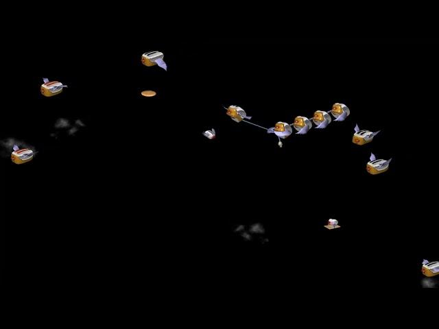 4k Screen Saver | Retro After Dark Windows 95 screensaver | Flying toasters no music 8 hours