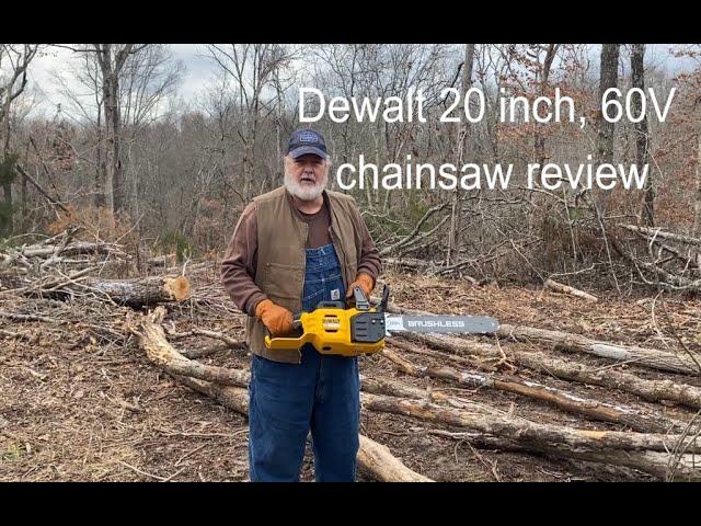 Dewalt 20 inch, 60V Chainsaw Usage / Review