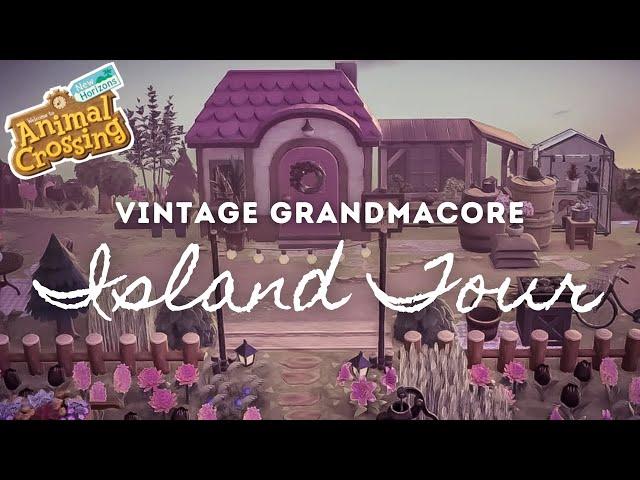 VINTAGE GRANDMACORE ISLAND TOUR | Animal Crossing New Horizons