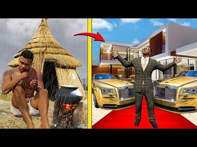 GTA 5 : FRANKLIN's Journey From POOR to RICHEST MAN in GTA 5