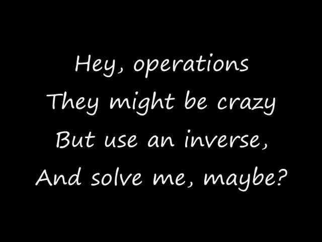 Solve Me Maybe-with vocals & lyrics
