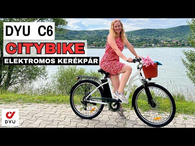 ELEKTROMOS KERÉKPÁR megfizethető áron // DYU C6 26 Inch Electric City Bike - A várostól a vidékig