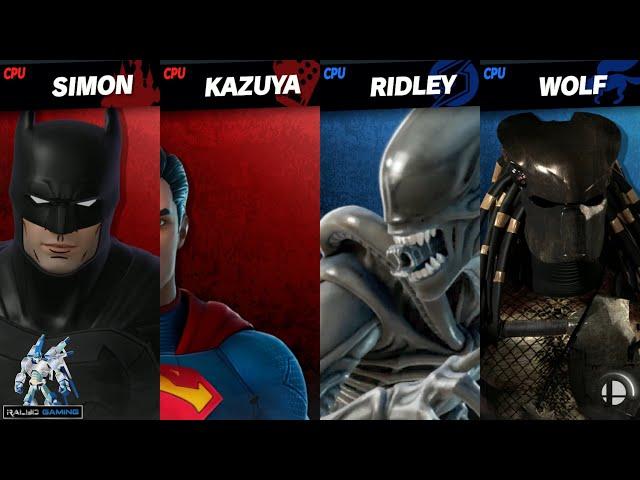 Batman & Superman vs Alien & Predator