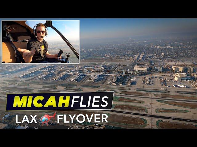 Helicopter View of LAX Airport