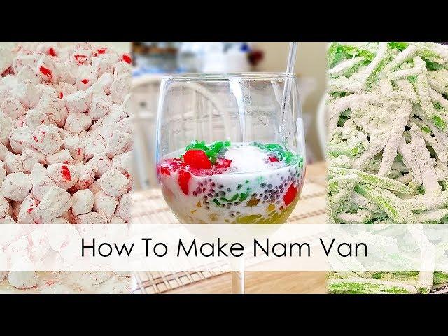 How To Make Lao coconut Dessert Nam Van ນ້ ຳ ຫວານ/น้ำหวานสิงคโปร์ทำง่ายๆ