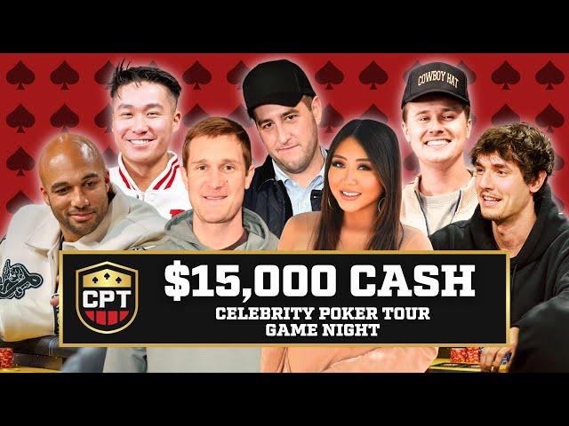 NFL & TikTok Stars Try To Take $15K from Poker Pros | Celebrity Poker Tour