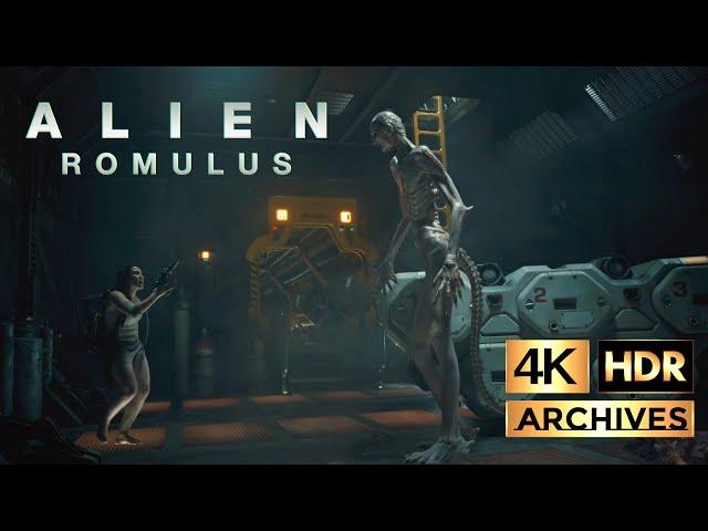 Alien: Romulus [ 4K - HDR ] Final Fight 2/4 - Rain Vs Xenomorph Hybrid (2024)