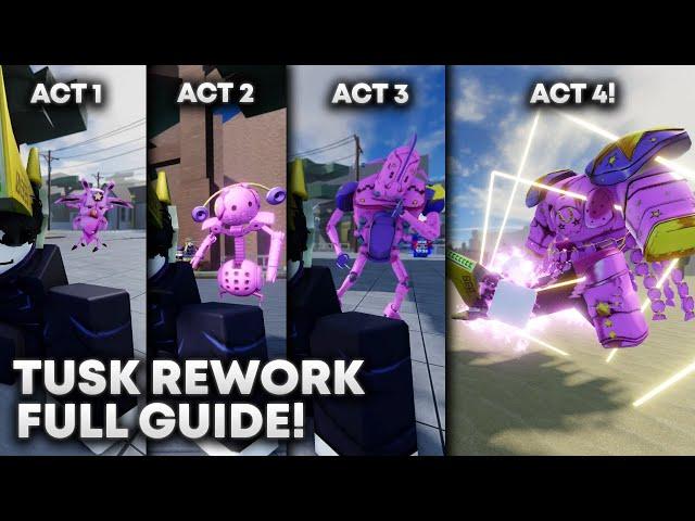 [AUT] How To Get TUSK ACT 1-4 REWORK FULL GUIDE!