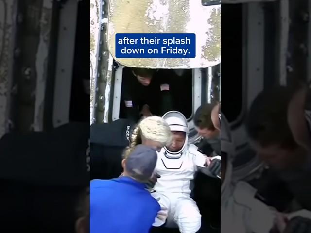 NASA astronaut rushed to hospital for undisclosed issue after returning to Earth #shorts