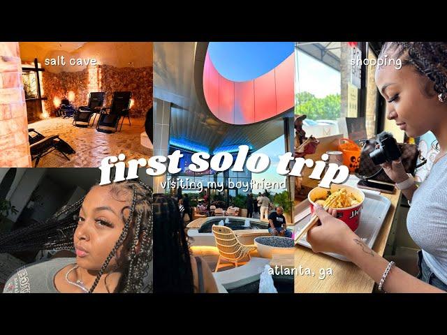first solo trip | travel vlog *visiting my boyfriend* | weekend in my life