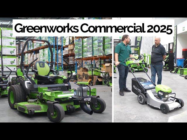 Hands-On with the Full Greenworks Commercial 2025 Tool Line Up