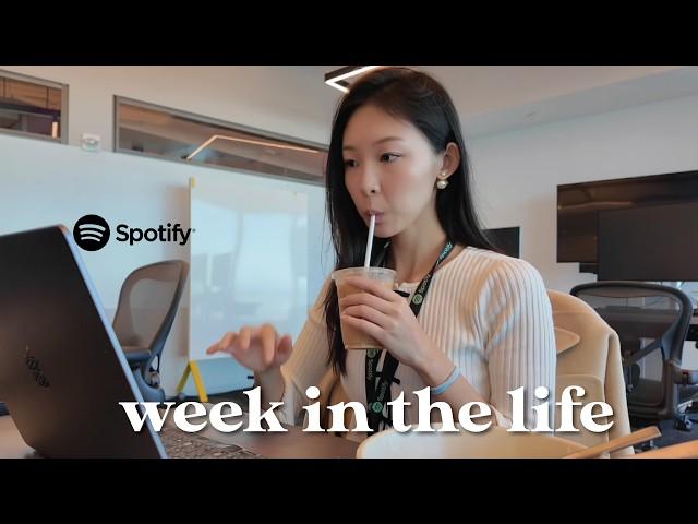 weekly life of a Biz Strat Manager at Spotify | how I led my biggest data presentation (60+ people)