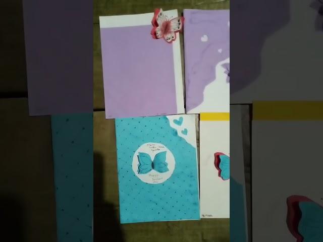 hand craft teachers day cards/my second bord graduation in grade 6