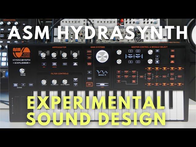 ASM Hydrasynth: Experimental Sound Design Tutorial (ft. Hydrasynth Explorer)