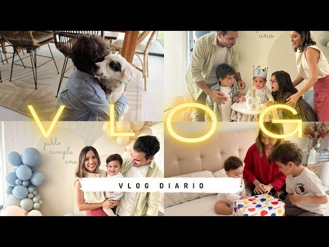 El PRIMER CUMPLEAÑOS de nuestro BEBÉ  | vlogs diarios | Familia Coquetes