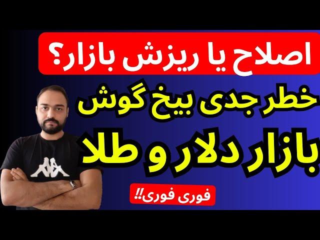 تحلیل قیمت دلار امروز | خطرجدی بیخ گوش بازار دلار و طلا | اصلاح یا ریزش؟