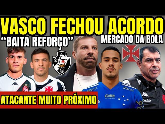 ACORDO FECHADO! VASCO ENCAMINHA CONTRATAÇÃO DE LUCAS OLIVEIRA! ATACANTE MUITO PRÓXIMO DO ACERTO! E+