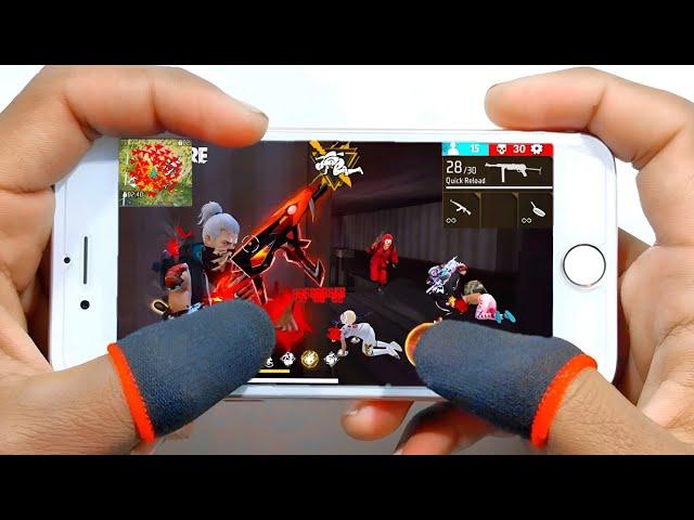 Iphone 6s 32gb+kill in Br rank Free Fire full Handcam gameplay +32gb ram test 2026