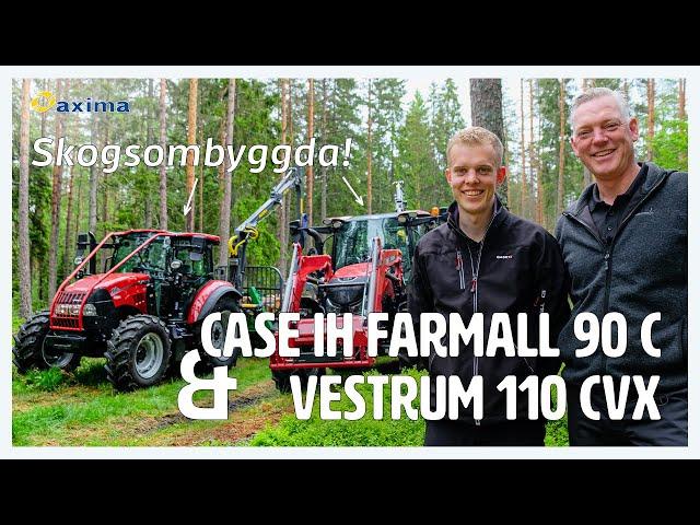 Case IH skogstraktorer - jämför Farmall 90 C och Vestrum 110 CVX | Vilken hade passat dig?