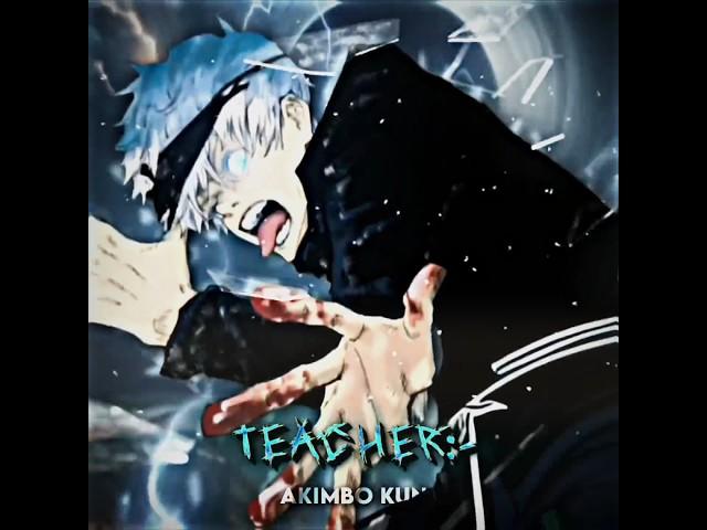 Students Vs Teacher - Gojo Satoru | Jujutsu Kaisen Edit | #jujutsukaisen #jjk #edit #jjkedit