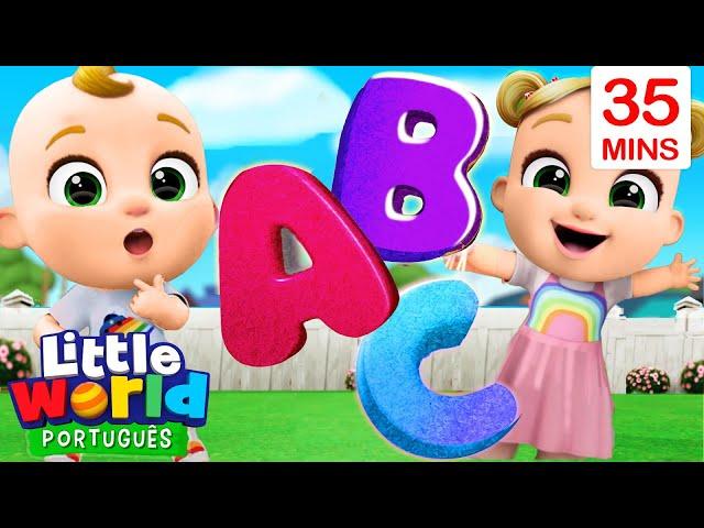 Nico e Nina Aprendem o ABC! ️ | O Mundo de Nina e Nico - Little World Português