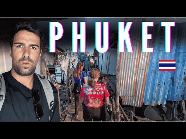 INSIDE THE BIGGEST SLUM IN PHUKET  THAILAND