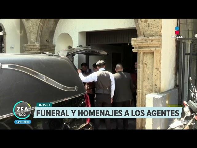 Ataque en Tlajomulco: Realizan homenaje a los tres agentes caídos | Noticias con Francisco Zea