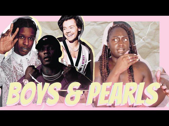 Men...in pearls...groundbreaking | Khadija Mbowe