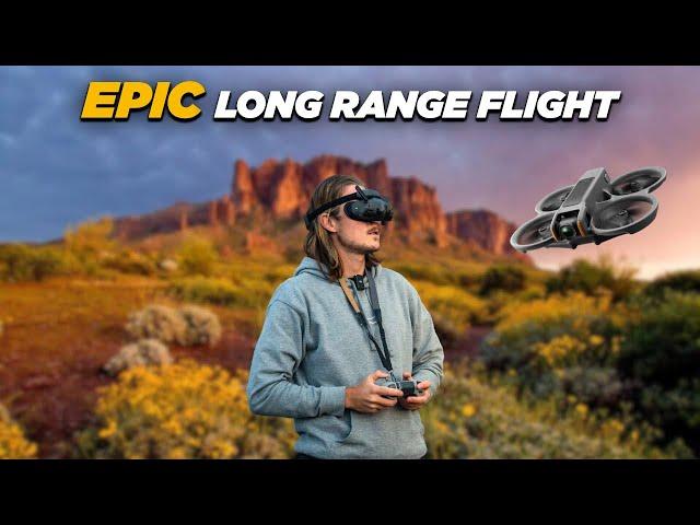 EPIC Long Range FPV flight with the DJI AVATA 2 | Full Long Range Flight