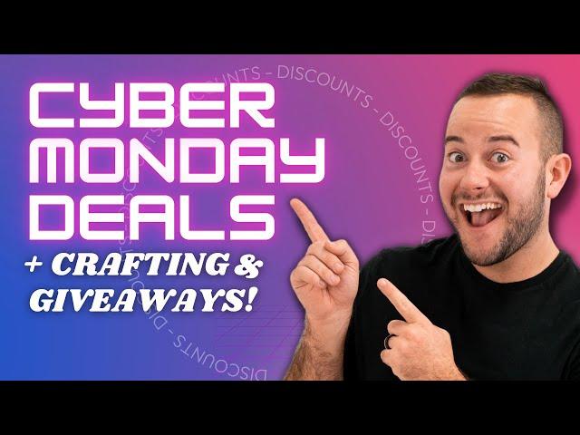 Cyber Monday DEALS That Are Seriously TOO GOOD + HUGE GIVEAWAYS [& A Lil Crafting]! 