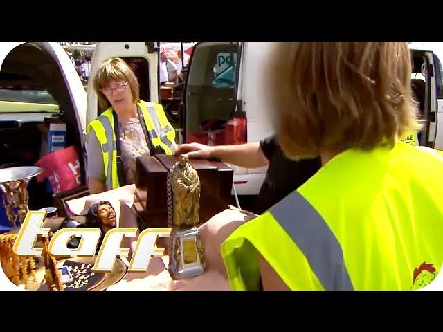 Nazi-Trödel auf dem Flohmarkt: Händler wehrt sich gegen Kontrolle! | taff | ProSieben