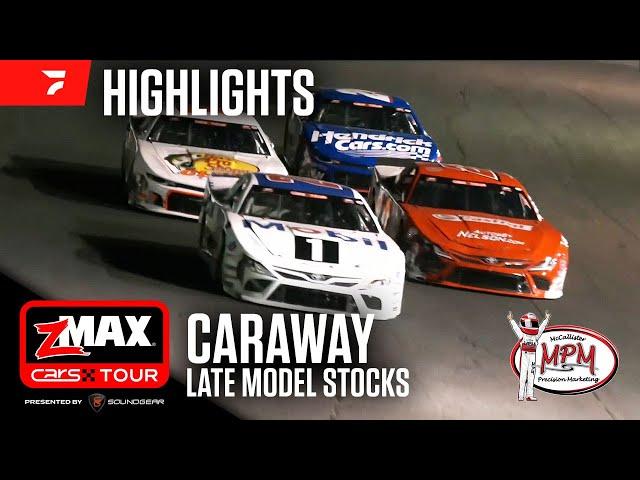 CARS Tour Late Model Stock Cars at Caraway Speedway 7/3/24 | Highlights