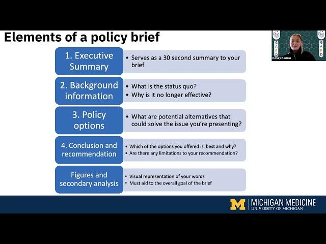 How to Write a Policy Brief