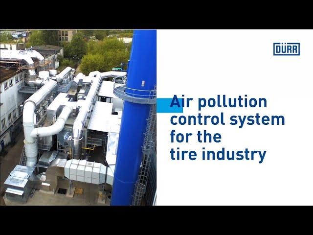 Dürr: Air pollution control in the tire industry