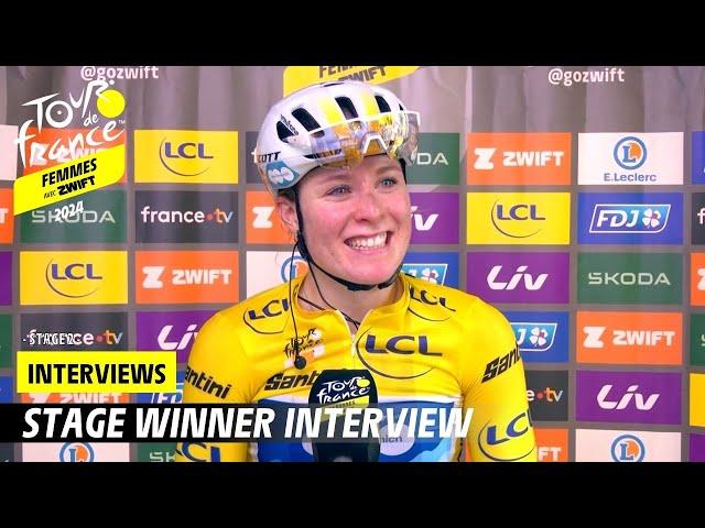 Post-race interview - Stage 2 - Tour de France Femmes avec Zwift 2024