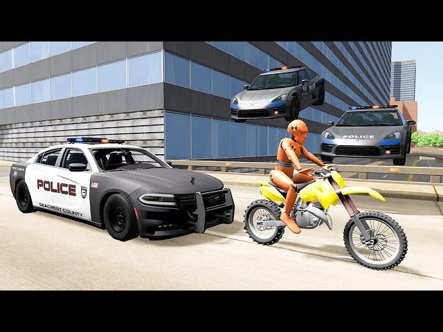 Police Car Chases #56 - BeamNG DRIVE | SmashChan