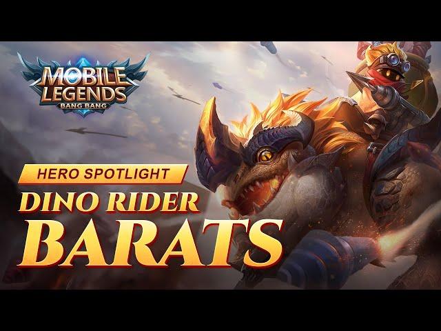 Hero Spotlight | Barats | Dino Rider | Mobile Legends: Bang Bang