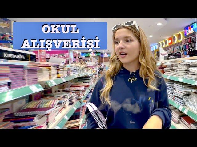 Okul Alışverişi Vlog. Ecrin Su Çoban