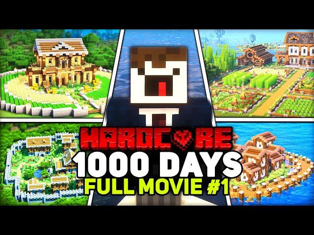 I Survived 1000 Days of Hardcore Minecraft [FULL MOVIE #1]