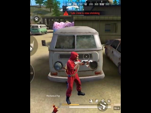 Free Fire BR Map 1 vs4  || #freefire #shorts #1vs4