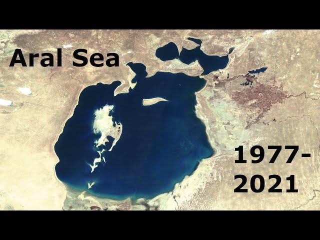 Aral Sea Time Lapse