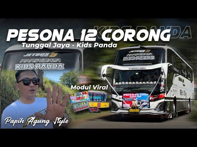 NAMBAH CORONG LAGI ? BEGINI SUARA 12 CORONGNYANgoyod Bus Tunggal Jaya “Kids Panda” Full Telolet !!