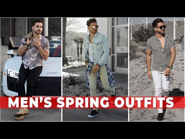 3 EASY SPRING OUTFITS FOR MEN 2018 | Men's Festival Fashion & Style Lookbook | Alex Costa