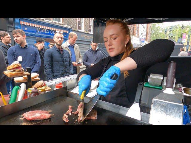 Best and Yummiest Steaks in  London. Street Food