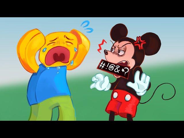 TERRORIZING PLAYERS as MICKEY on ROBLOX VOICE CHAT