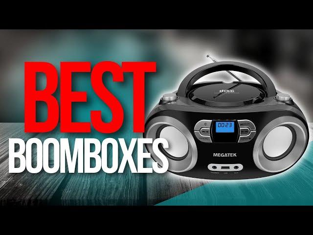  Top 5 Best Boomboxes | Boomboxes review | Black Friday 2024! Cyber Monday 2024!