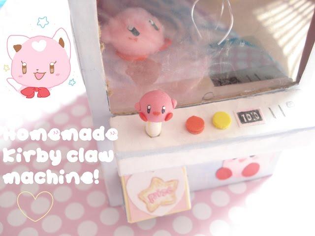 Homemade Kirby claw machine!