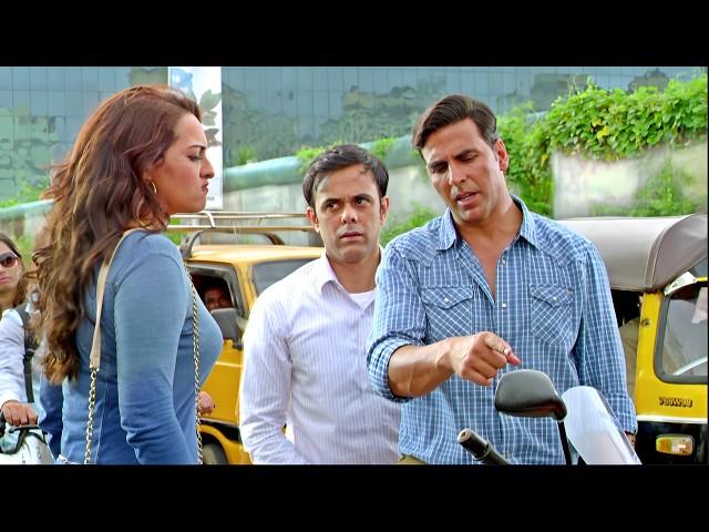 आईने से चुम्मा पास करने की नयी तरकीब  Akshay Kumar - Sonakshi Sinha जबरदस्त कॉमेडी सीन | Holiday