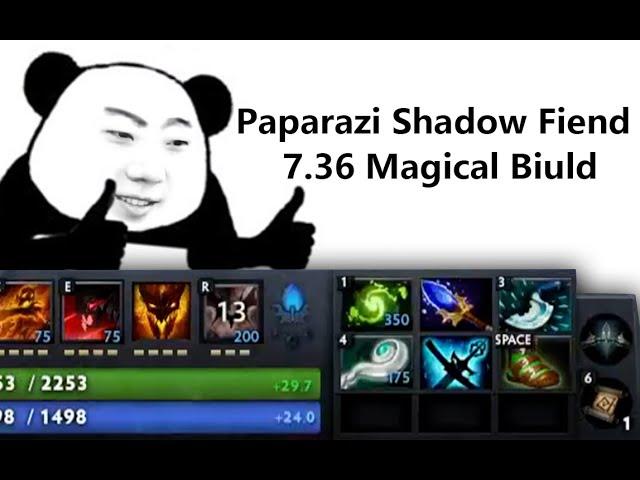 Paparazi Magical Build on His Signature Hero; One of the Best Shadow Fiend Players All Time