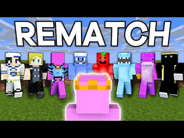 Minecraft Speedrunner VS 8 Hunters REMATCH